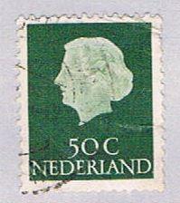 Netherlands 354 Used Queen Juliana 1953 (BP32730)