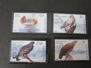 Moldova 2007 Sc 564-7 Bird set MNH