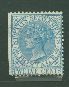 Straits Settlements #14 Used Single