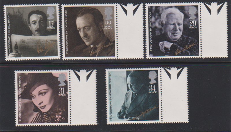 Great Britain Scott 1119-1123 20th Century Movie Stars Directors Film MNH Set