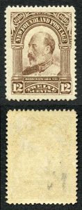 Newfoundland SG115 12c red-brown Perf 14 M/M Cat 70 Pounds