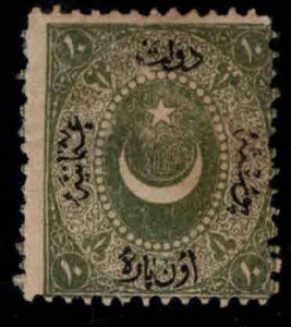 TURKEY Scott 14 MH* Collectors mark 1867