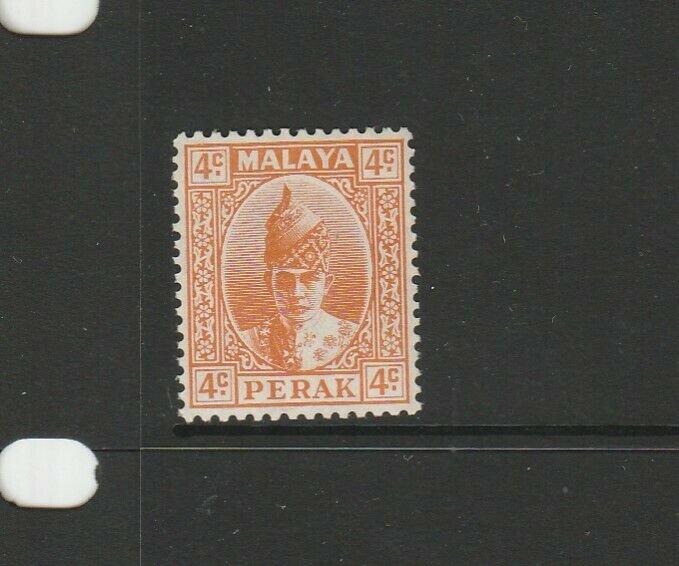 Perak 1938/41 4c Orange MM SG 107