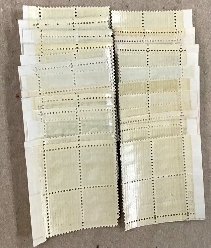 807     Thomas Jefferson 25 MNH  3 cent plate blocks FV $3.00 Issued in 1938