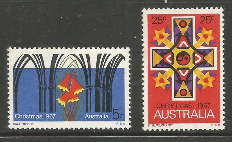 AUSTRALIA 429-430 MNH, CHRISTMAS