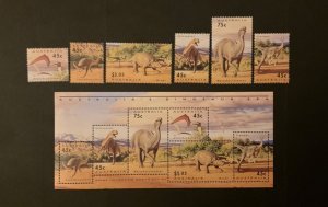 Australia Scott #1342-1347 & 1347a never hinged