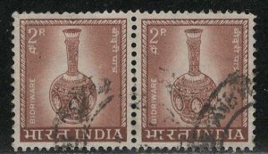 India Scott # 405, used, pair