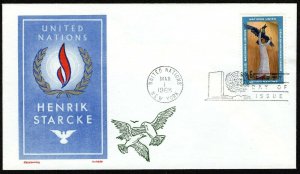 UN 183 Henrik Starcke  FDC Overseas Mailers/Jackson