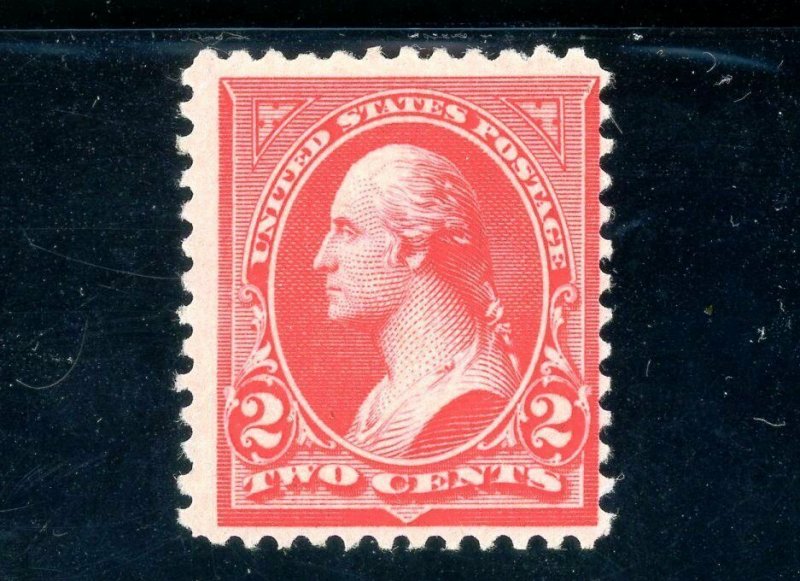 USAstamps Unused FVF US 1894 Bureau Issue Washington Scott 252 OG MHR