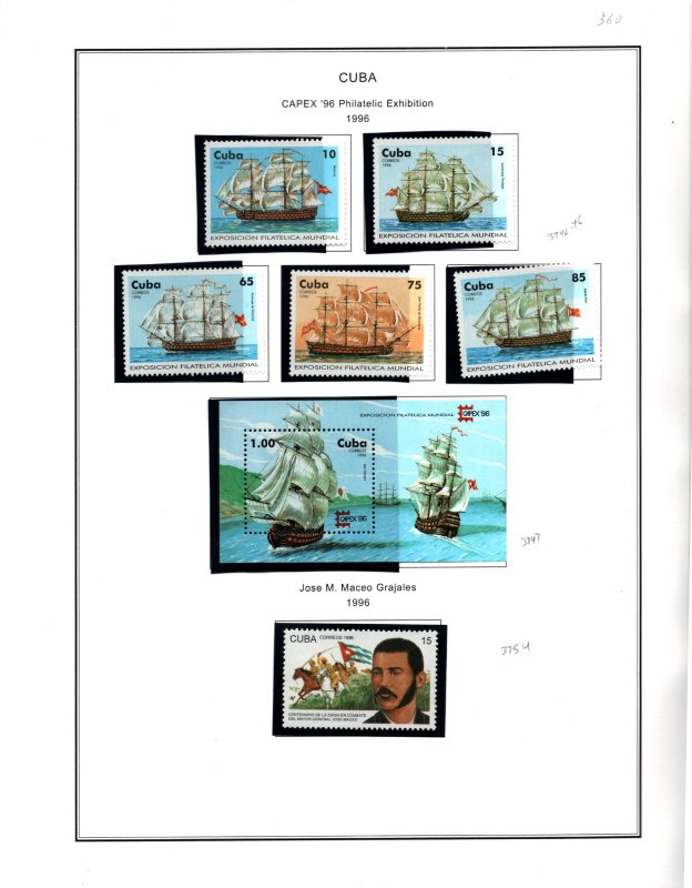 MNH STAMPS FROM  CUBA    (360)