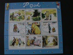 ​TAJIKISTAN-1999-DINSEY CARTOONS- WINNIE THE POOH-MNH-SHEET VF-LAST ONE