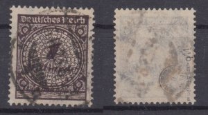 Germany 1923 Sc#294 VAR Mi#325 AWb better shade used signed BPP (DR1666)