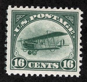 US Sc C2 Green Jenny 16¢ MNH Original Gum Airmail *Lot RL