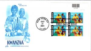 #3548 Kwanzaa Artcraft FDC