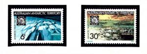 Australia Antarctic Terr L19-20 MNH 1971 Ice Scenes