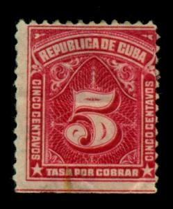 Cuba 1914 #J7 MH SE SCV (2018) = $15.00