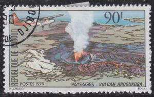 Dijabouti 492 Aircraft over Volcano 1979