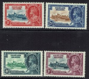 FALKLAND ISLANDS 1935 KGV SILVER JUBILEE SET