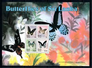 [71551] Sri Lanka 1978 Insects Butterflies Souvenir Sheet MNH