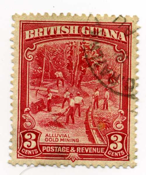 British Guiana #212 Gold Mining