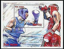 HERRICKSTAMP ALBANIA Sc.# 2910 Boxing Souvenir Sheet