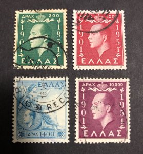 1952 50th birthday of King Paul I