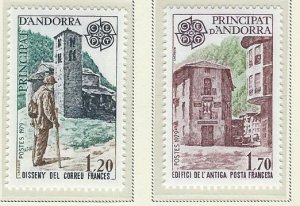 FRENCH ANDORRA mnh multiple item SC. 269-270