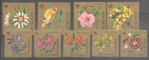 Burundi 1966 Flowers, MNH   S.369