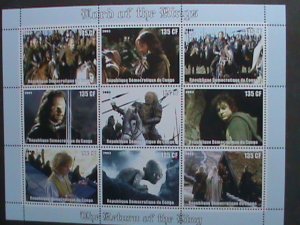 CONGO STAMP:2003- LORD OF THE RINGS MNH SHEET