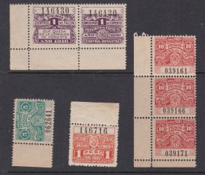 ARGENTINA     ^^^^^^x7  MNH  CLASSICS REVENUES  $$@@ lar4340arg2