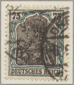 Germany Germania 75pf Lozenges watermark Deutsches Reich stamps 1916 SG104