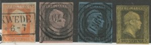 Prussia #2-5 Used Single (Complete Set)