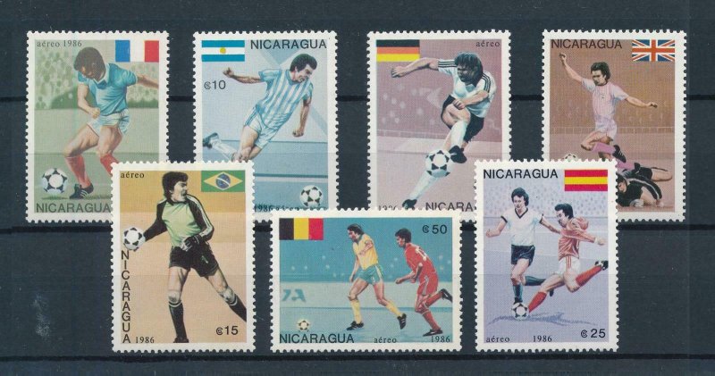 [103297] Nicaragua 1986 World cup football soccer Mexico  MNH