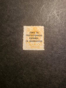 Stamps Spanish Morocco Scott #65 hinged