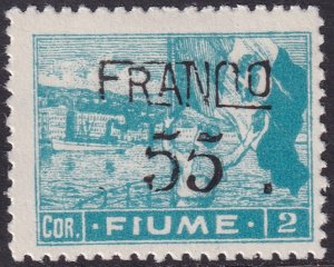 Fiume 1919 Sc 67 MLH*