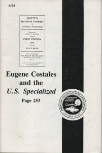 Philatelic Literature review - Eugene Costales and the U.S. Specialized Page 253