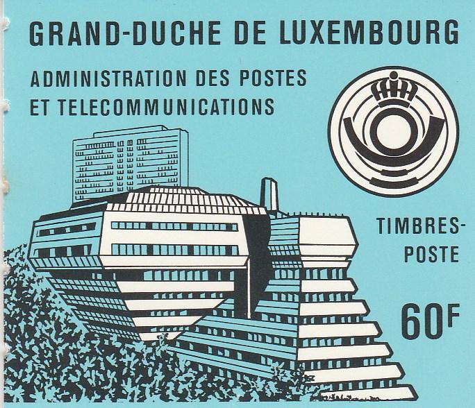 Luxembourg #756a, 757a-b Complete Bklt CV $4.45