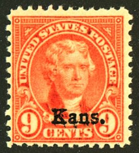 U.S. #667 MINT OG LH