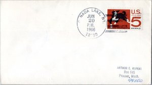 United States New York Canada Lake 12030 1966 4-bar  1966-1973  Philatelic.