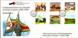 Zimbabwe, Worldwide First Day Cover