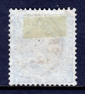 NORWAY — SCOTT 4 — 1856 KING OSCAR I 4s BLUE — USED — VF — SCV $17.00