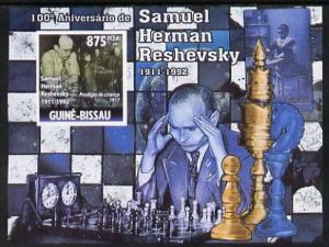 Guinea - Bissau 2011 Chess - Birth Centenary of Samuel He...