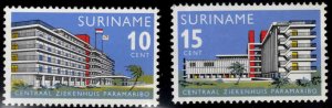 Suriname Scott 331-332 MNH** 1966 Hospital stamp set