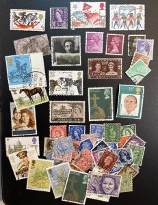 Great Britain LOT Used - Small LOT of miscellaneous stamps from Great Britain