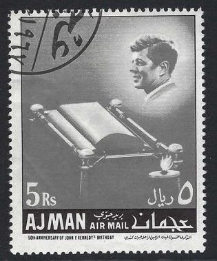 Ajman Mi #149: 50th Birthday of John F. Kennedy, 5r 1967 CTO