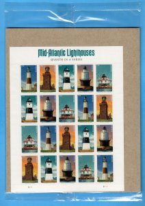 5621-25 Mid-Atlantic Lighthouses (PO SEALED  SHEET) MNH 2021