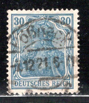 Germany Reich Scott # 123, used, Mi # 144 II, exp h/s