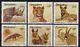 ZIMBABWE - 1989 - Endangered Species - Perf 6v Set - Mint Never Hinged