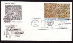United Nations 201 - 202 Art Craft FDC