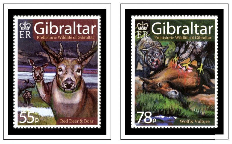 COLOR PRINTED GIBRALTAR 1886-2010 STAMP ALBUM PAGES (197 illustrated pages)